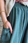 Basso Shirring Balloon Pant Forest